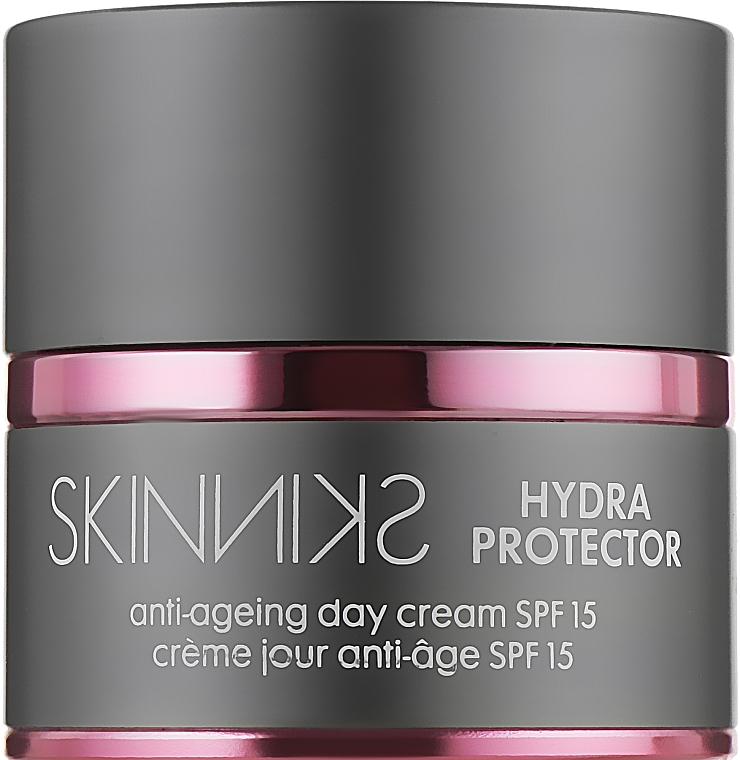 Денний зволожуючий антивіковий крем з фактором захисту SPF 15 - Skinniks Hydra Protector Anti-ageing Day Cream — фото N1
