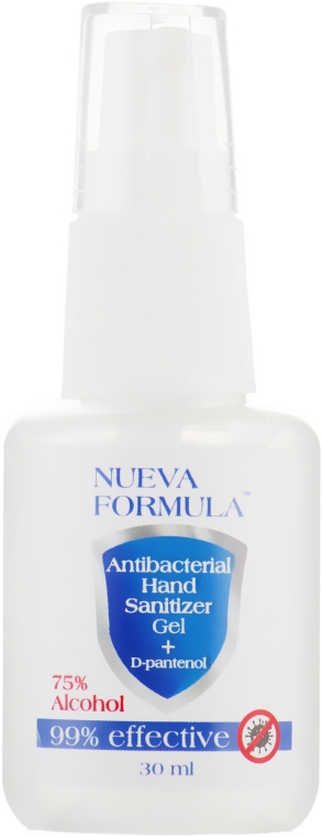 Антисептик-гель для рук з D-пантенолом - Nueva Formula Antibacterial Hand Sanitizer Gel+D-pantenol
