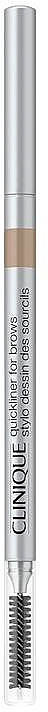 Супертонкий олівець для брів - Clinique Quickliner for Brows — фото N2