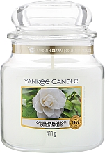 Ароматическая свеча в банке - Yankee Candle Camellia Blossom — фото N3