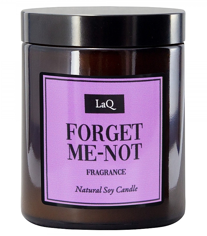 Натуральная соевая свеча "Незабудка" - LaQ Forget Me-Not Natural Soy Candle — фото N1