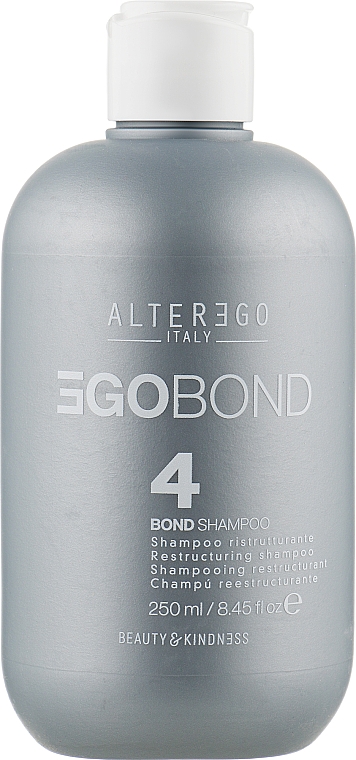 Реструктурирующий шампунь для восстановления и питания волос - Alter Ego Egobond 4 Bond Shampoo — фото N1