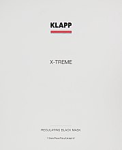 Духи, Парфюмерия, косметика Регулирующая черная маска - Klapp X-Treme Regulating Black Mask