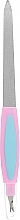 Парфумерія, косметика Пилка сапфірова з різцем 18 см ПС028, рожева з блакитним - Rapira