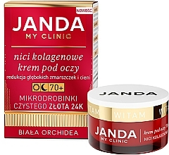 Парфумерія, косметика Колагеновий крем для шкіри навколо очей 70+ - Janda My Clinic Collagen Threads Eye Cream