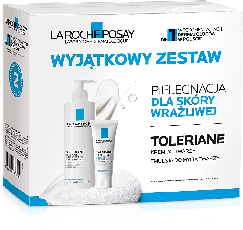 Набор по уходу за лицом - La Roche-Posay Toleriane (cr/gel/400ml + cr/40ml) — фото N1