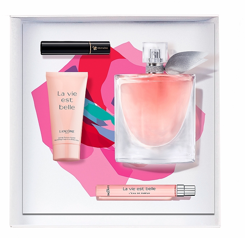 Lancome La Vie Est Belle - Набір (edp/100ml + edp/10ml + b/lot/50ml + mascara/2ml) — фото N2