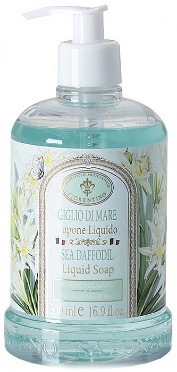 Жидкое мыло "Водяная лилия" - Saponificio Artigianale Fiorentino Giglio Di Mare Liquid Soap — фото N1