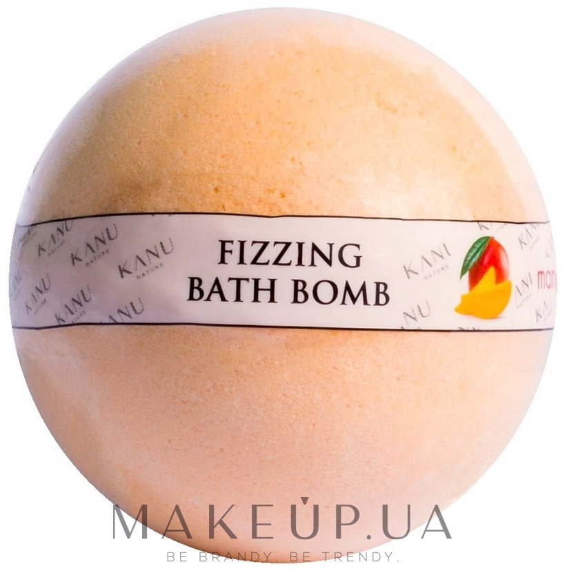 Бомбочка для ванны "Манго" - Kanu Nature Bath Bomb Mango — фото 160g