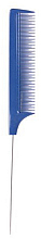 Расческа для волос, синяя - Bifull Blue Pin Tail Comb — фото N1