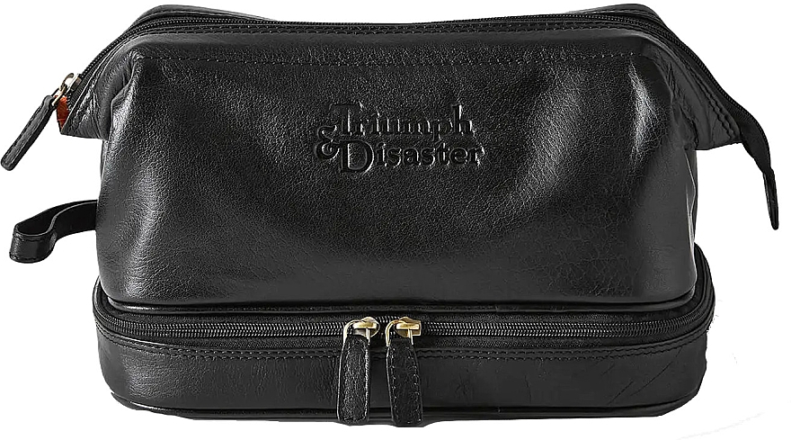 Косметичка для туалетных принадлежностей, черная - Triumph & Disaster Frank the Dopp Toiletries Bag Black — фото N1