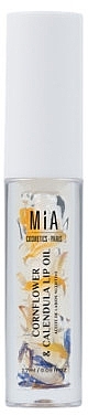Масло для губ "Василек и календула" - Mia Cosmetics Paris Cornflower & Calendula Lip Oil — фото N1