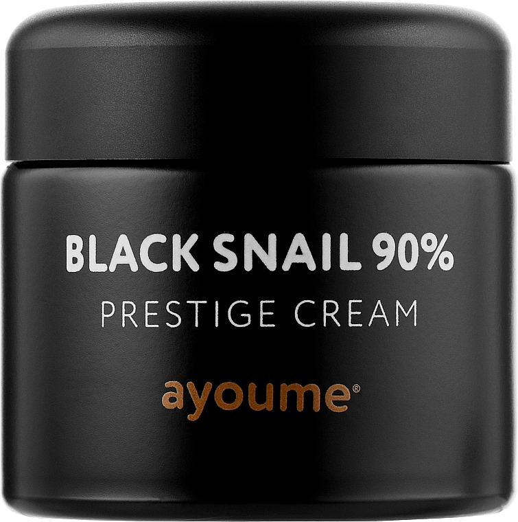 Крем для обличчя з муцином чорного равлика - Ayoume Black Snail Prestige Cream