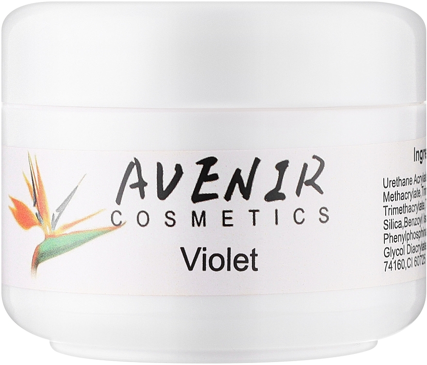 Гель для нарощування - Avenir Cosmetics Violet — фото N1