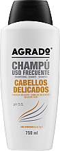 Шампунь для пошкодженого волосся - Agrado Delicate Hair Shampoo — фото N3