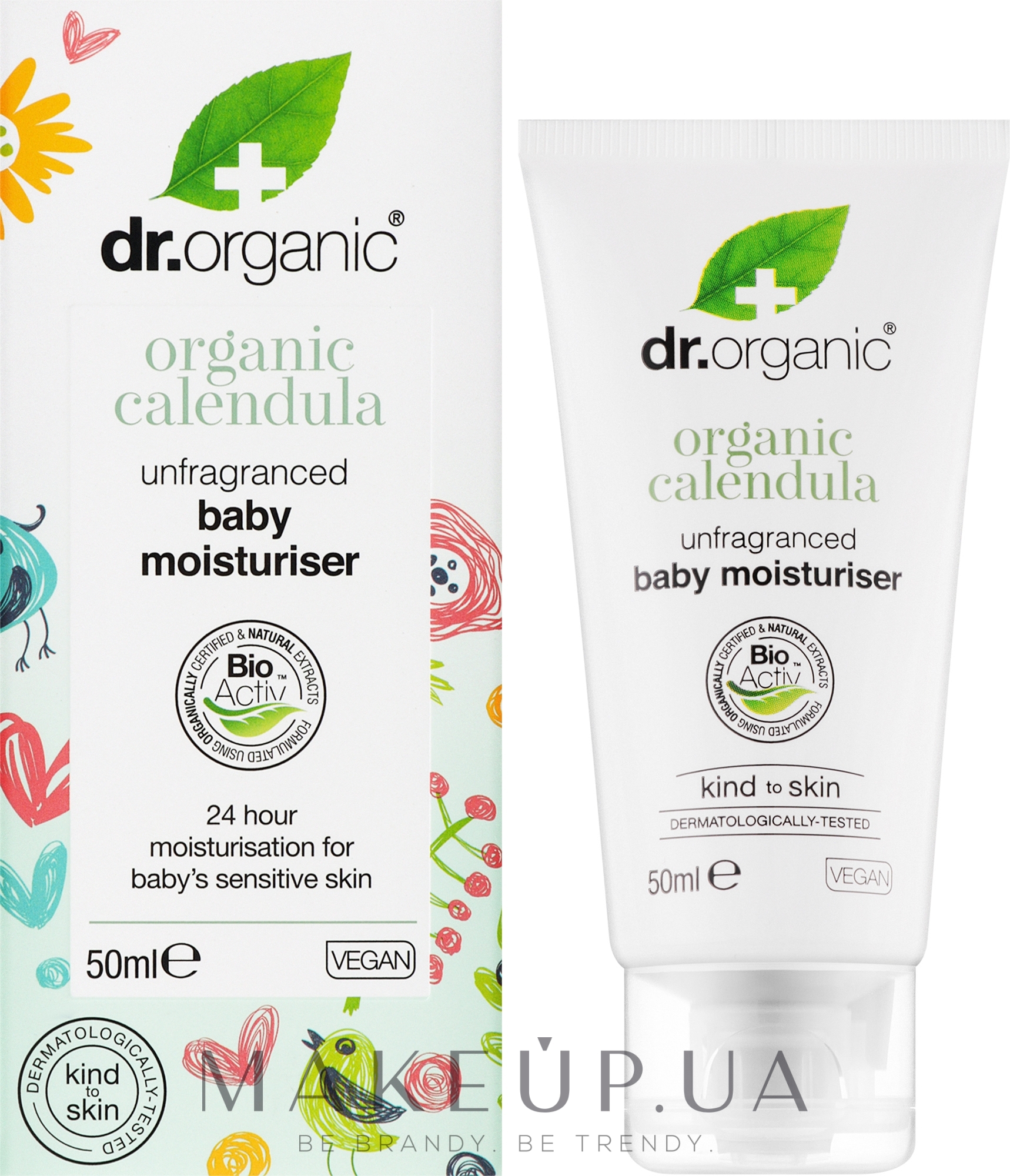 Увлажняющий детский крем с органической календулой - Dr.Organic Organic Calendula Baby Moisturiser — фото 50ml