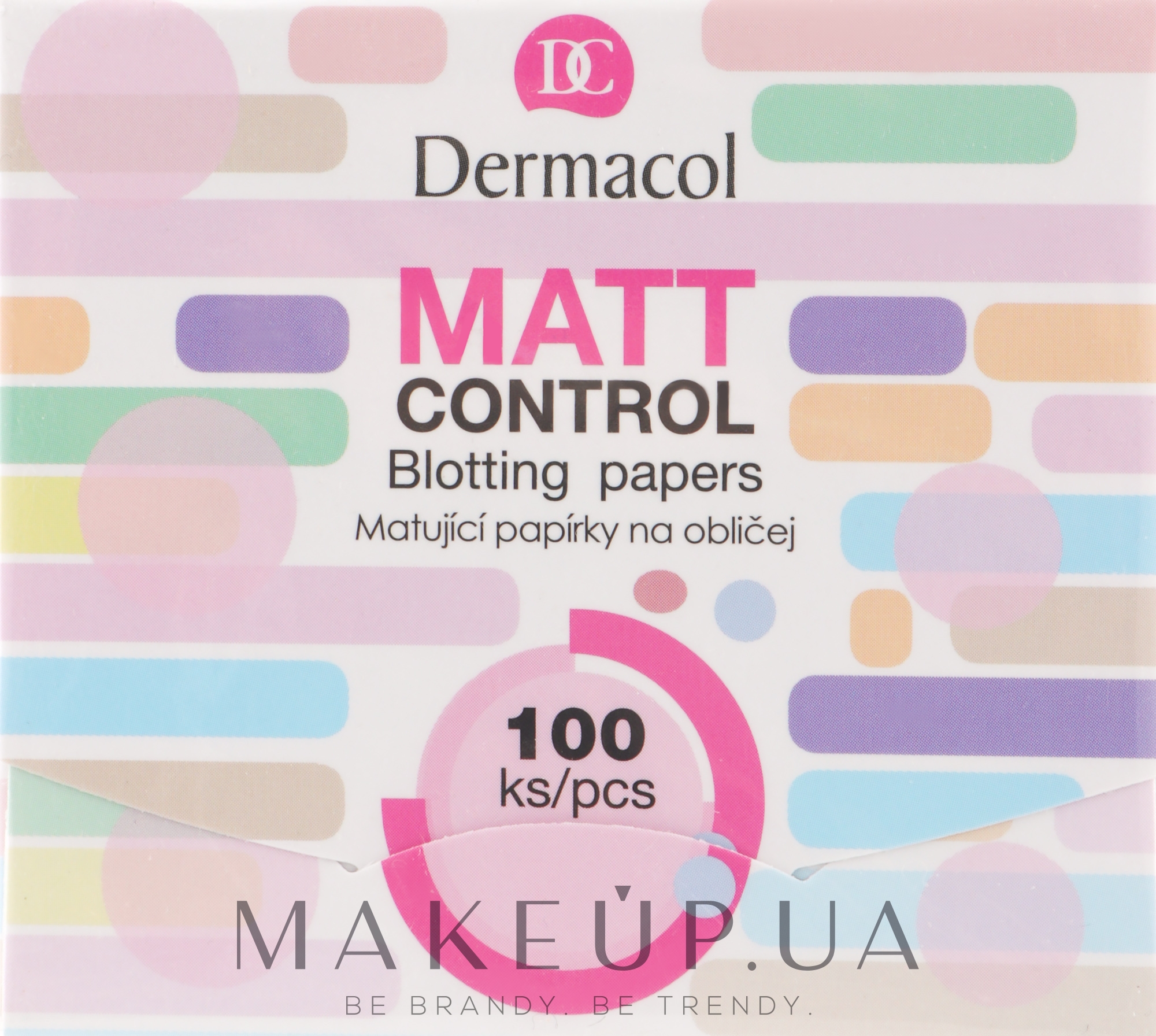 Матувальні серветки для обличчя - Dermacol Matt Control Cleansing Wipes — фото 100шт