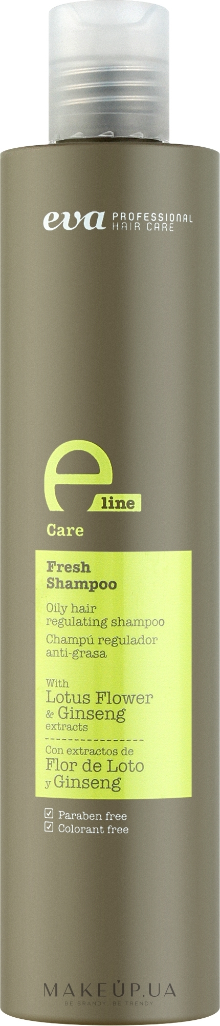Шампунь освіжувальний для жирного волосся - Eva Professional E-line Fresh Shampoo — фото 300ml