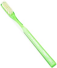 Зубная щетка, зеленая - Acca Kappa Hard Pure Bristle Toothbrush Model 569 — фото N1