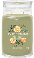 Духи, Парфюмерия, косметика Ароматическая свеча в банке "Sage & Citrus", 2 фитиля - Yankee Candle Singnature 