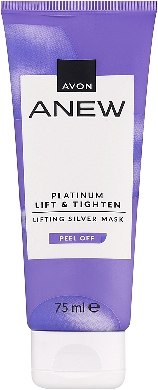 Маска для лица - Avon Anew Platinum Lifting Silver Peel-off Mask — фото N1