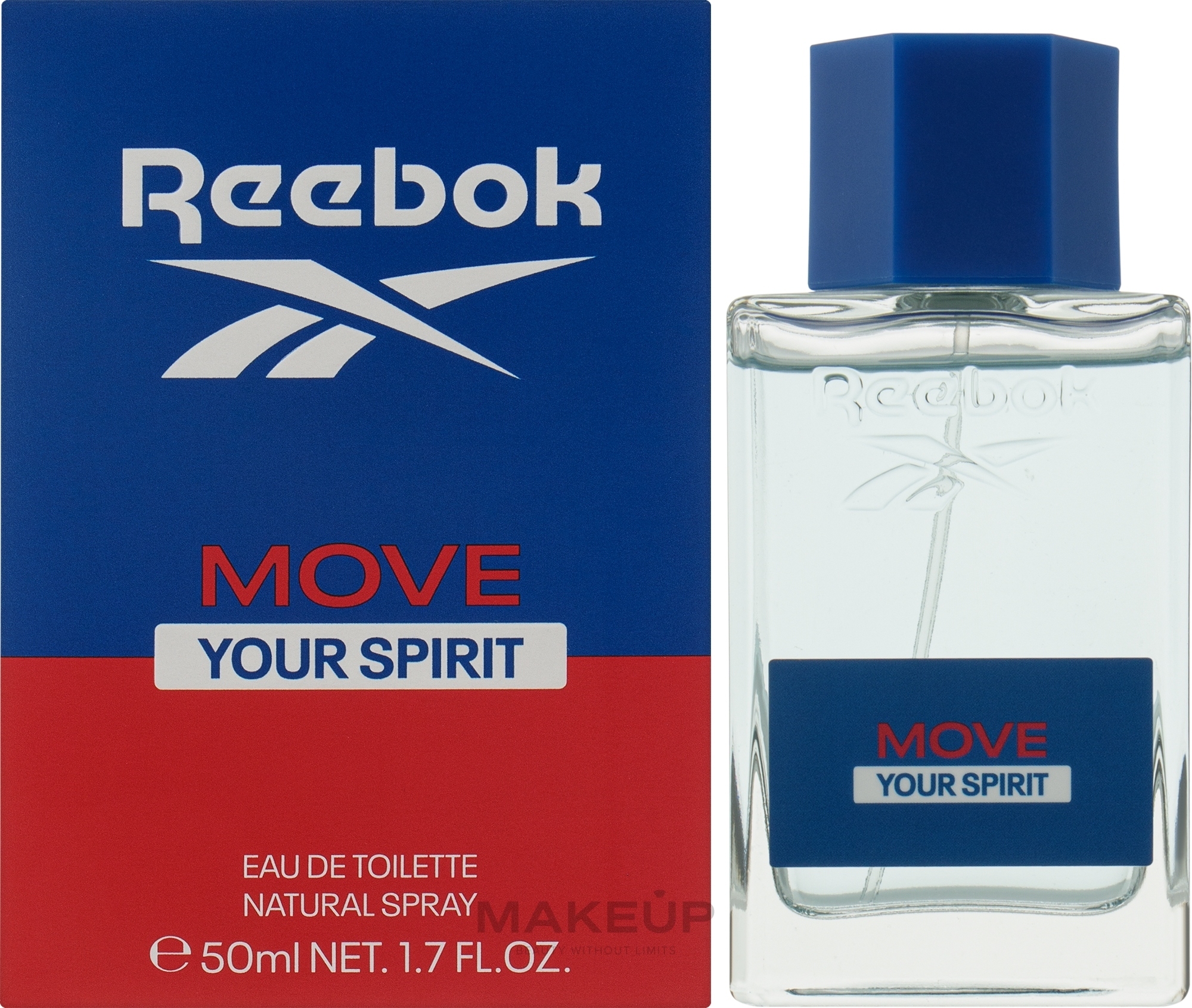 Reebok Move Your Spirit For Men - Туалетная вода — фото 50ml