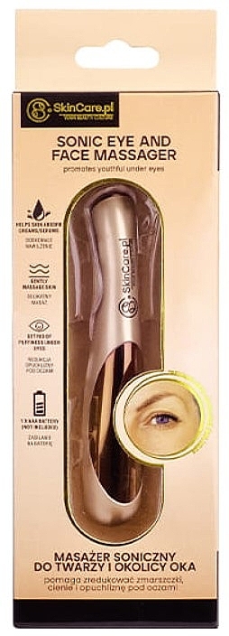 Звуковий масажер для обличчя та області навколо очей - SkinCare Sonic Eye and Face Massager — фото N1