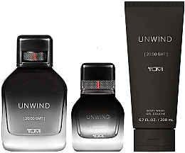 Tumi Unwind - Набор (edp/100ml + edp/30ml + sh/gel/200ml) — фото N2