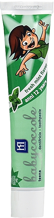 Зубная паста для детей "Свежая мята" - Babycoccole Baby Toothpaste Fresh Mint Flavour — фото N1