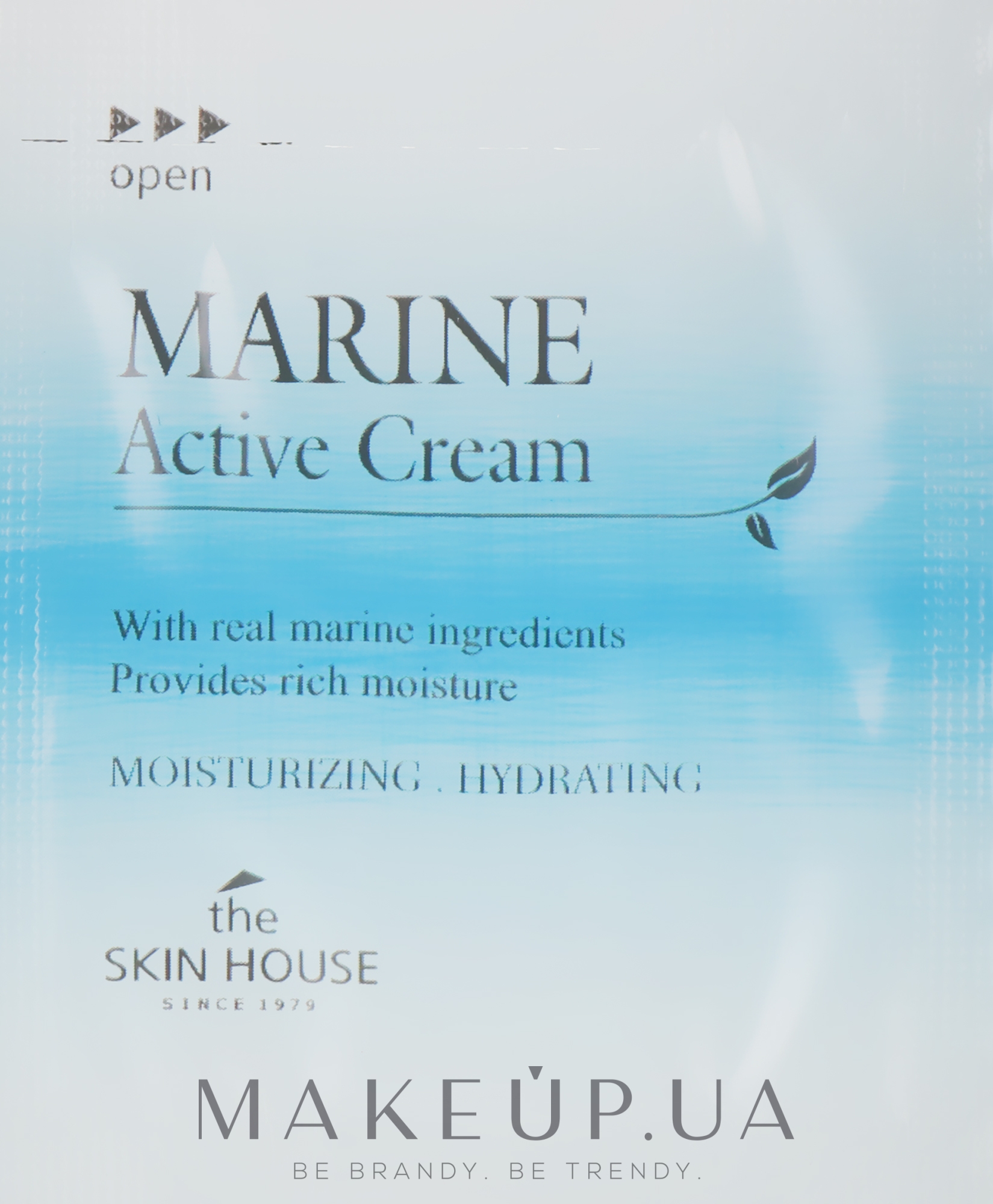 Зволожувальний крем з керамідами - The Skin House Marine Active Cream (пробник) — фото 2ml