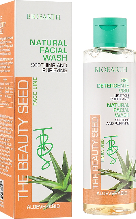 Очищающий гель для лица с алоэ - Bioearth The Beauty Seed Natural Facial Wash