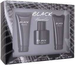 Духи, Парфюмерия, косметика УЦЕНКА Kenneth Cole Black for him - Набор (edt/100ml + sh/g/100ml + ash/g100ml)*