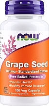 Капсули "Екстракт виноградних кісточок", 100 мг - Now Foods Grape Seed 100mg Standardized Extract — фото N1