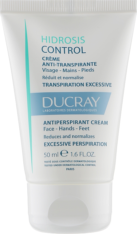 Кремовий антиперспірант для рук і ніг - Ducray Hidrosis Control Antiperspirant Cream — фото N3