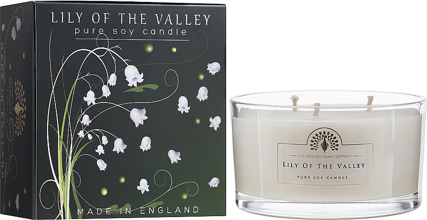 Ароматическая свеча - The English Soap Company Lily Of The Valley Triple Wick Candle — фото N2