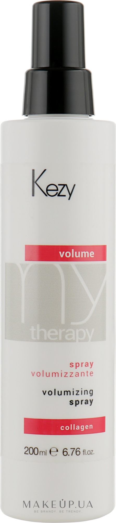 Спрей для надання об'єму волоссю з морським колагеном - Kezy Volume Volumizing Spray — фото 200ml