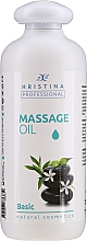 Духи, Парфюмерия, косметика Массажное масло для тела - Hristina Professional Basic Massage Oil 