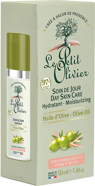 Крем денний з маслом оливи - Le Petit Olivier Face Cares With Olive Oil — фото N2