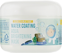 Маска ночная увлажняющая - Elizavecca Face Care Milky Piggy Water Coating Aqua Brightening Mask — фото N2