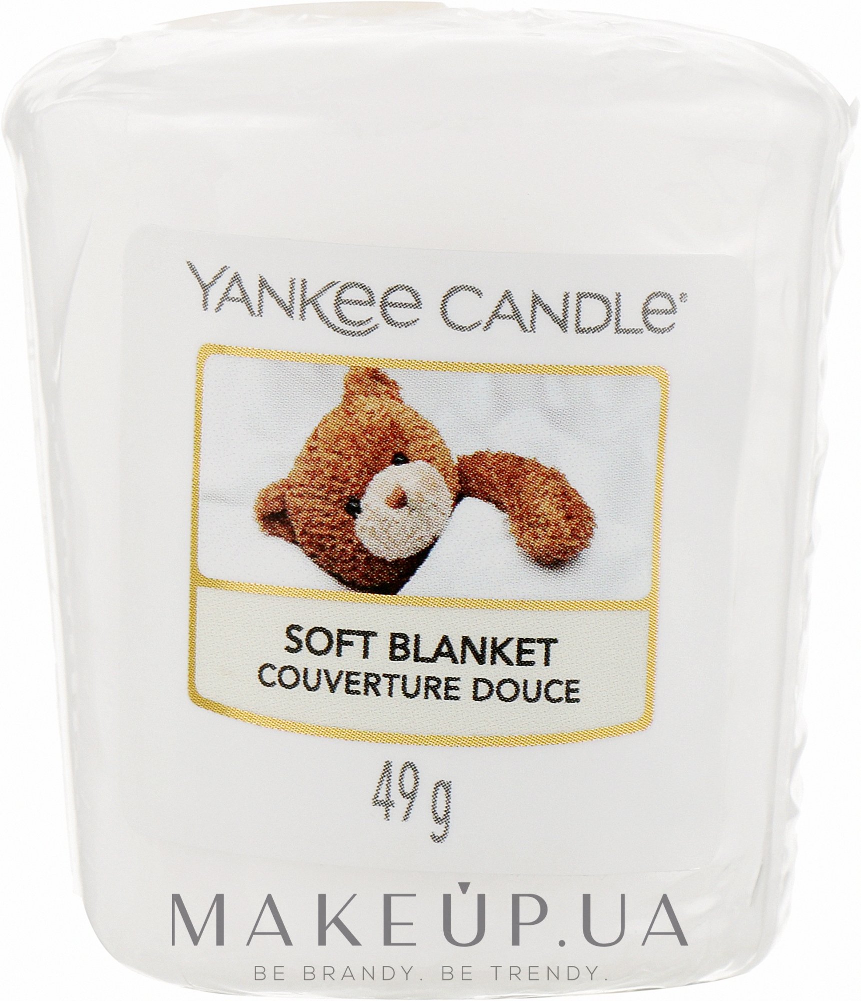 Ароматическая свеча "Мягкое одеяло" - Yankee Candle Scented Votive Candle Soft Blanket — фото 49g