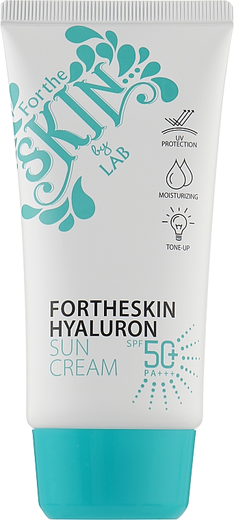 Сонцезахисний крем з гіалуроновою кислотою - Fortheskin Hyaluron Sun Cream SPF50+/PA+++ — фото N1
