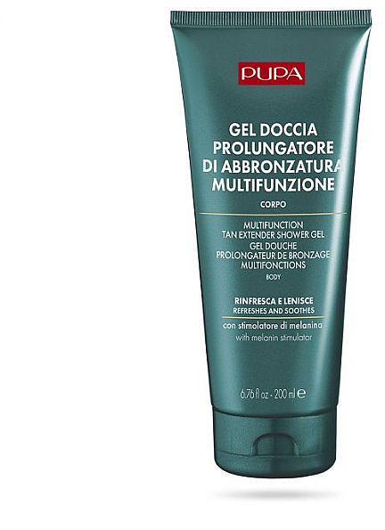 Многофункциональный гель для душа - Pupa Multifunction Tan Extender Shower Gel — фото N1