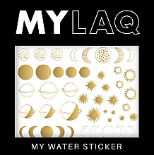 Наклейки для ногтей "Планеты" - MylaQ My Water Sticker  — фото N1