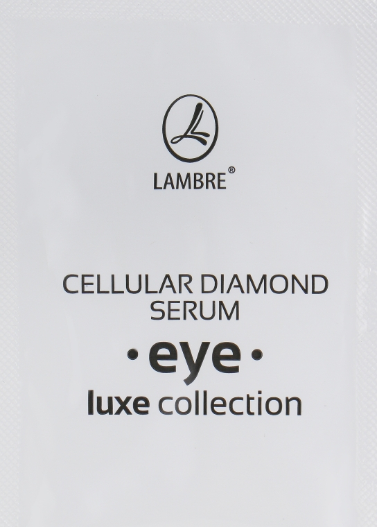 Сыворотка для кожи вокруг глаз - Lambre Luxe Collection Cellular Diamond (пробник)