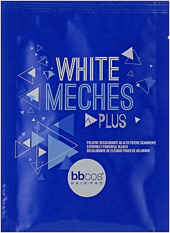 Осветляющая пудра, пакет - BBcos White Meches Plus Bleaching Powder — фото N2