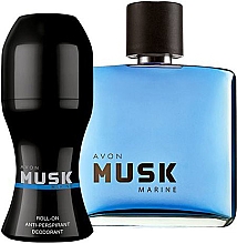 Духи, Парфюмерия, косметика Avon Musk Marine - Набор (edt/75ml + deo/50ml)