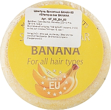 Шампунь брикетний "Банан" - Saules Fabrika Shampoo — фото N1