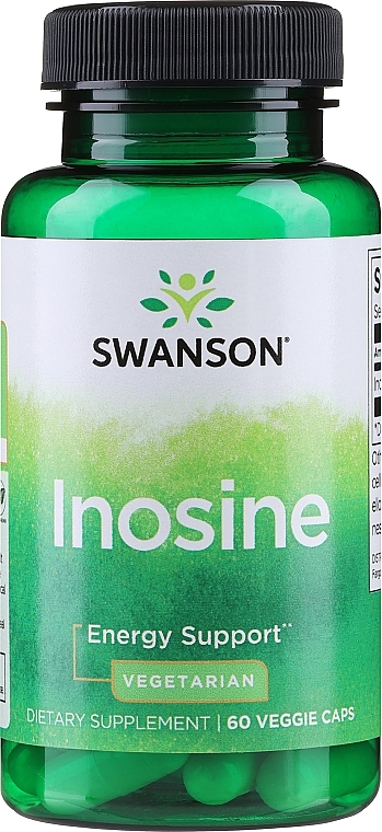 Харчова добавка "Інозин", 500 мг - Swanson Inosine 500 mg — фото N1