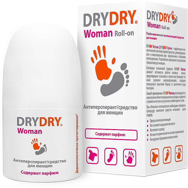 Антиперспирант для женщин - Lexima Ab Dry Dry Woman Roll-On 