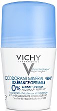 Шариковый дезодорант - Vichy Déodorant Minéral 48h Tolérance Optimale Roll-On — фото N1